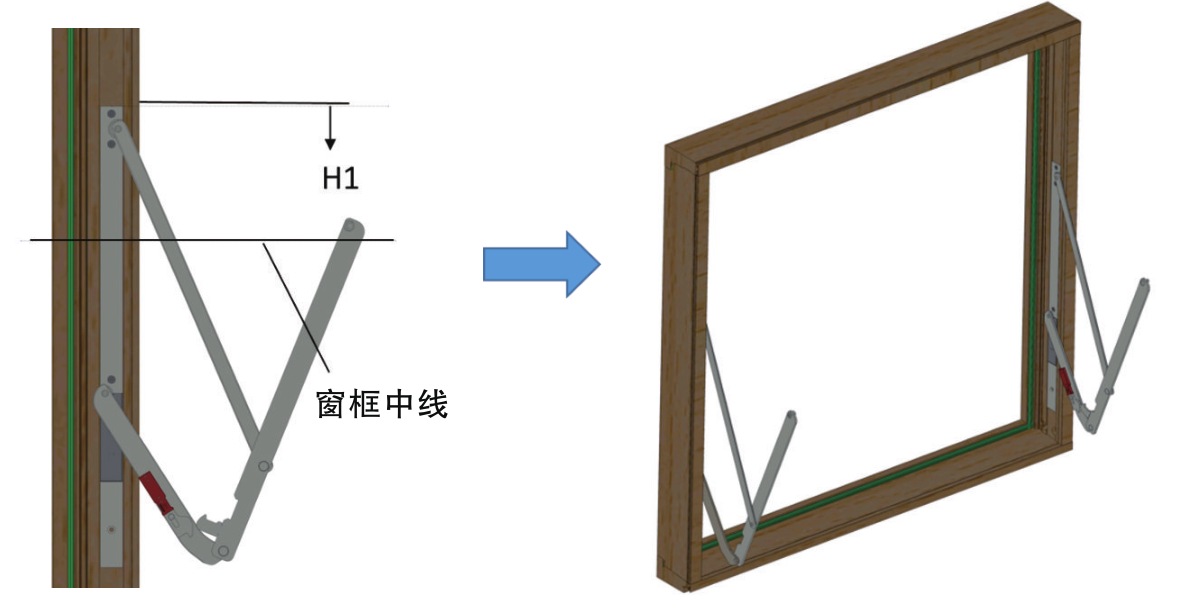 主铰链安装