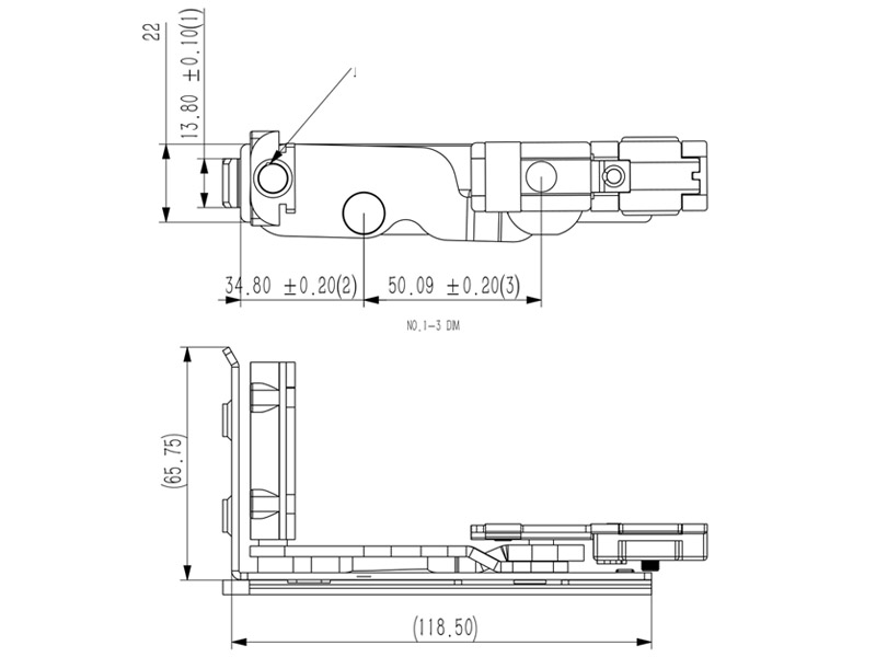 内开内倒系统下合页尺寸图