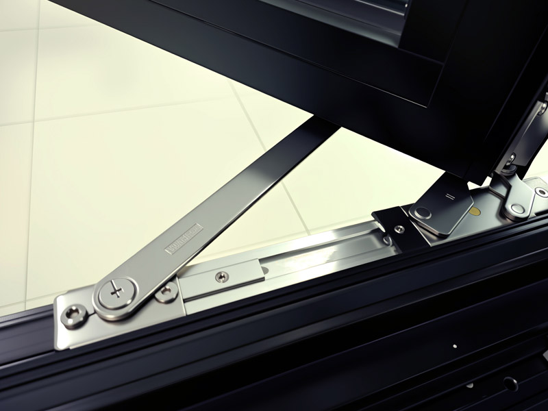 纱窗一体系统-铰链