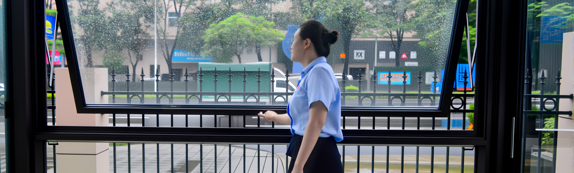 90° 上悬窗系统